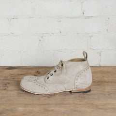 Victoria Varrasso Washed Suede Bootlettes