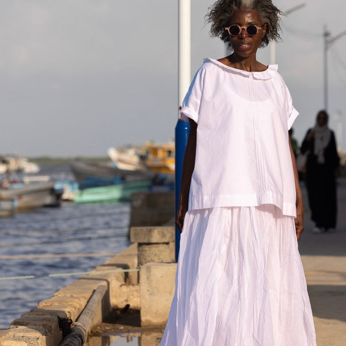 Meg by Design Long Cotton Organdy Tutu Slip Dress