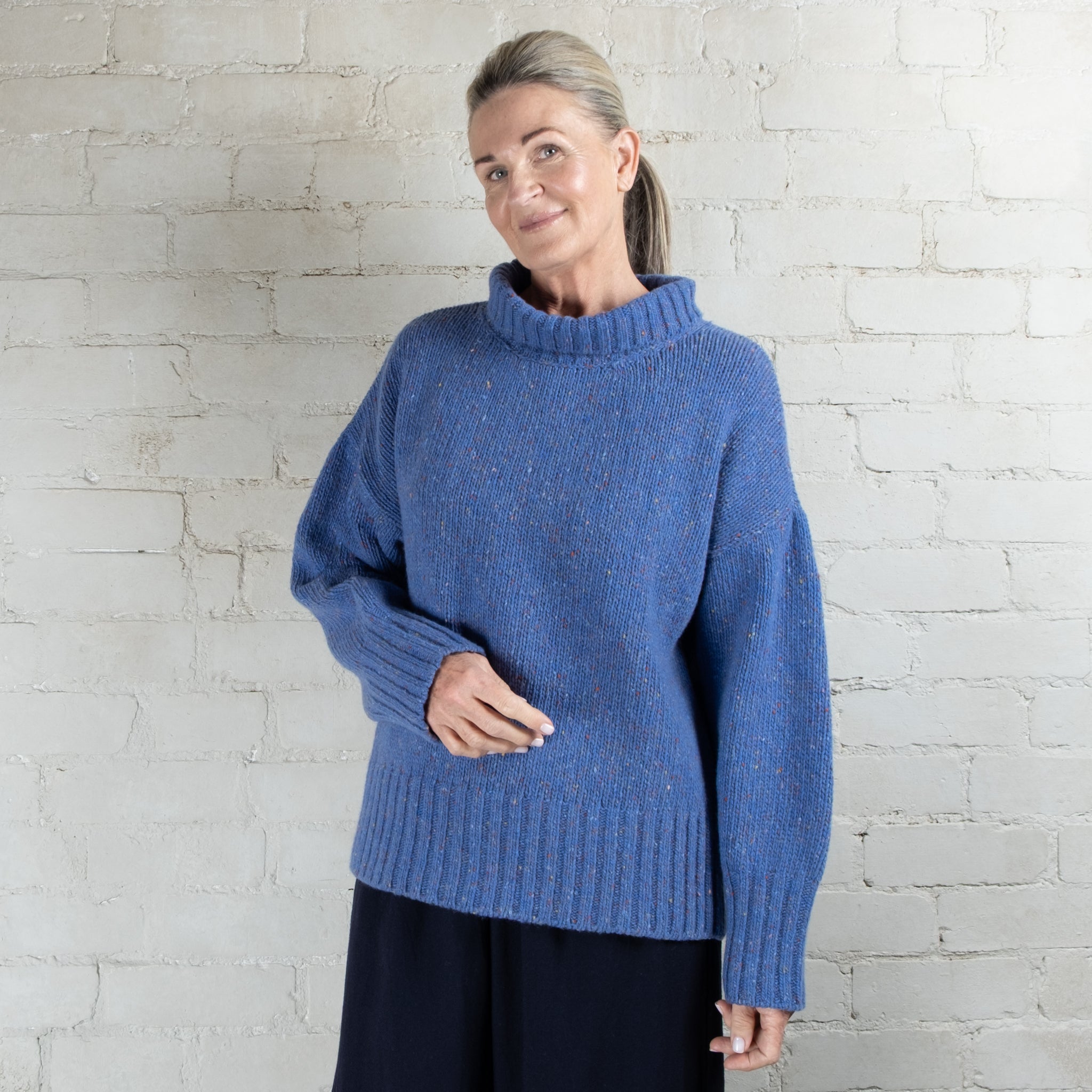 Merino Wool Paige Polo Neck