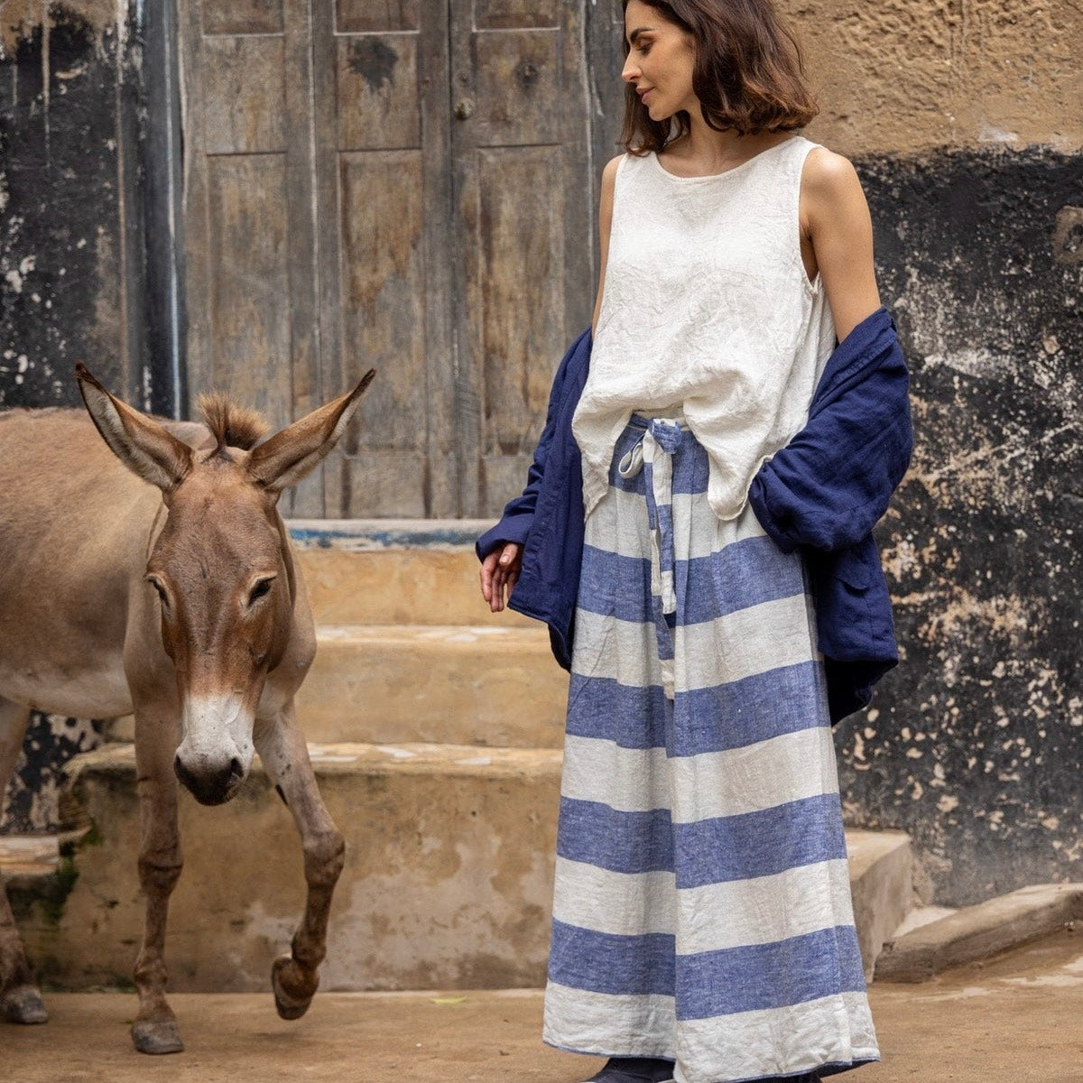 Meg By Design Linen Harriet Trousers