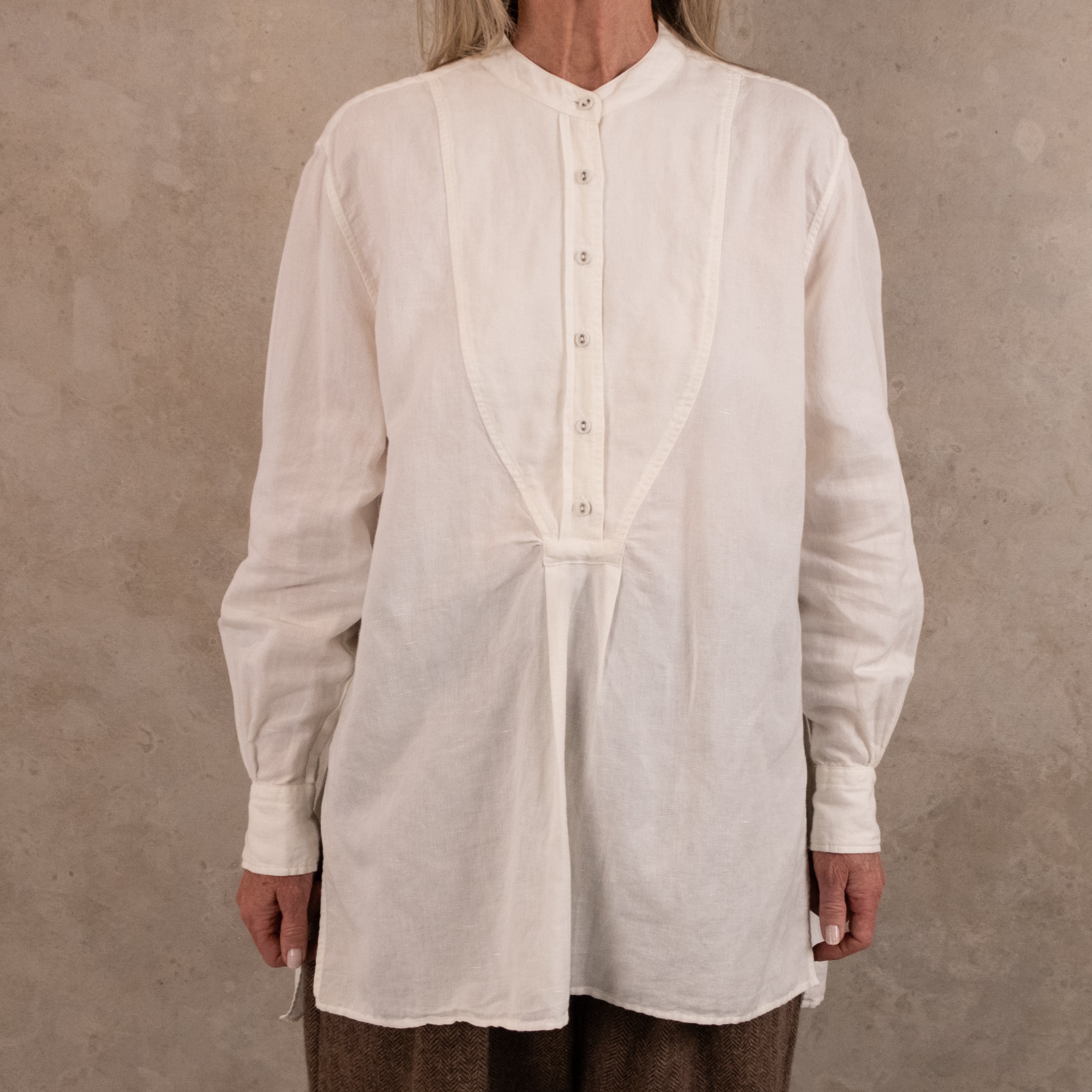 Manteau Noir Fermier Linen Cotton Shirt