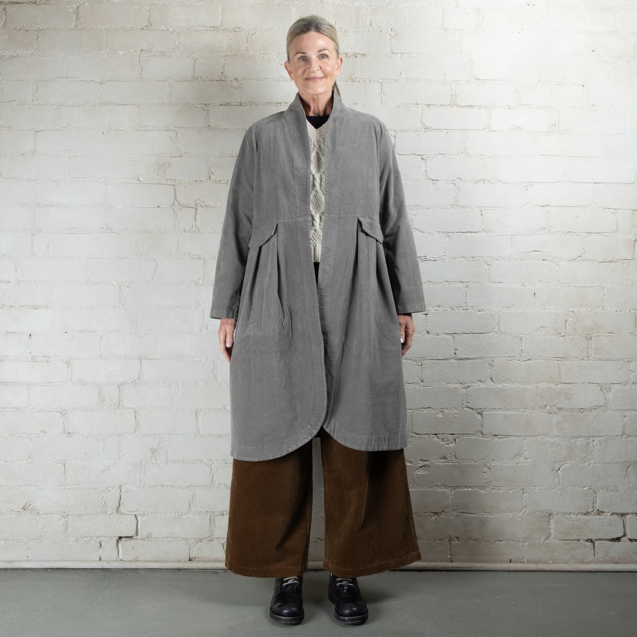 Frederic Pissarro Cotton Velvet Coat
