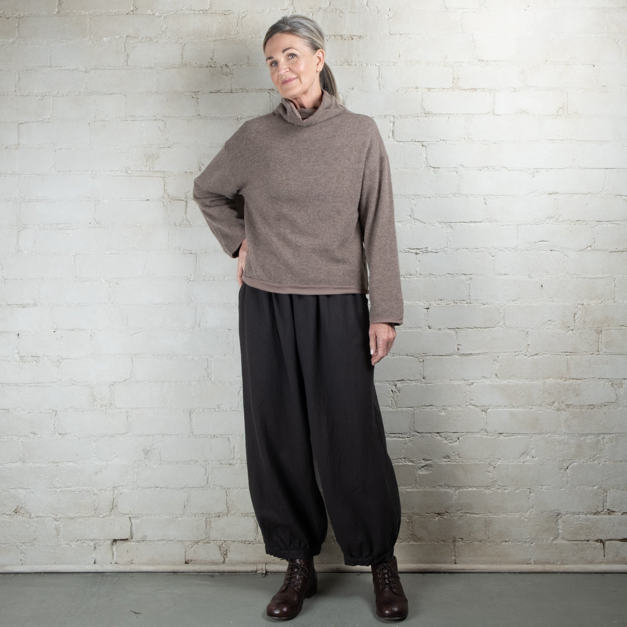Elsa Esturgie Ocelot Woollen Pants