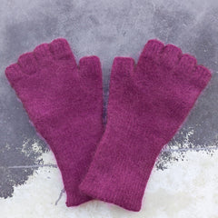 Penelope Durston Angora Lambs Wool Fingerless Gloves