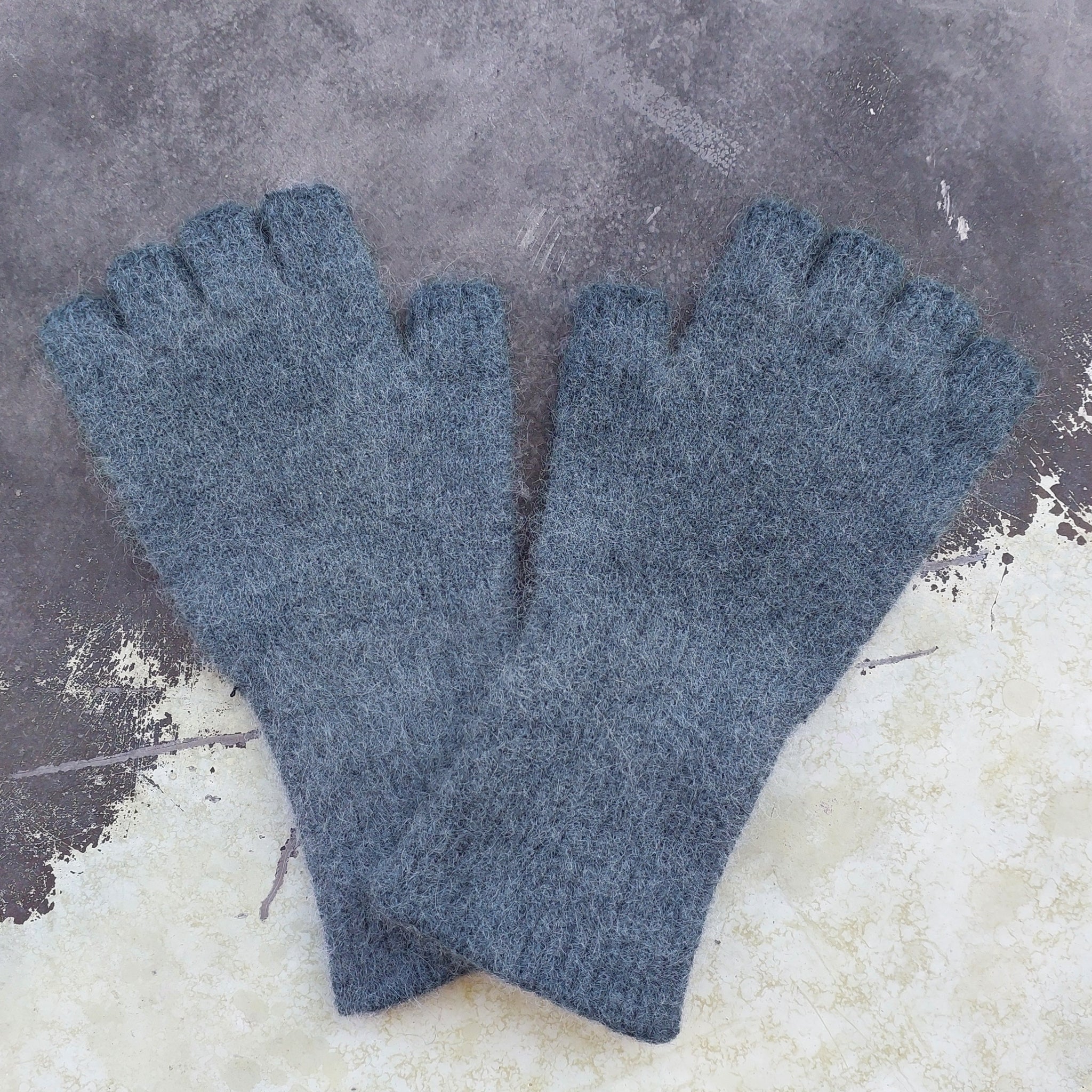 Penelope Durston Angora Lambs Wool Fingerless Gloves