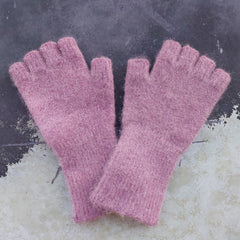 Penelope Durston Angora Lambs Wool Fingerless Gloves