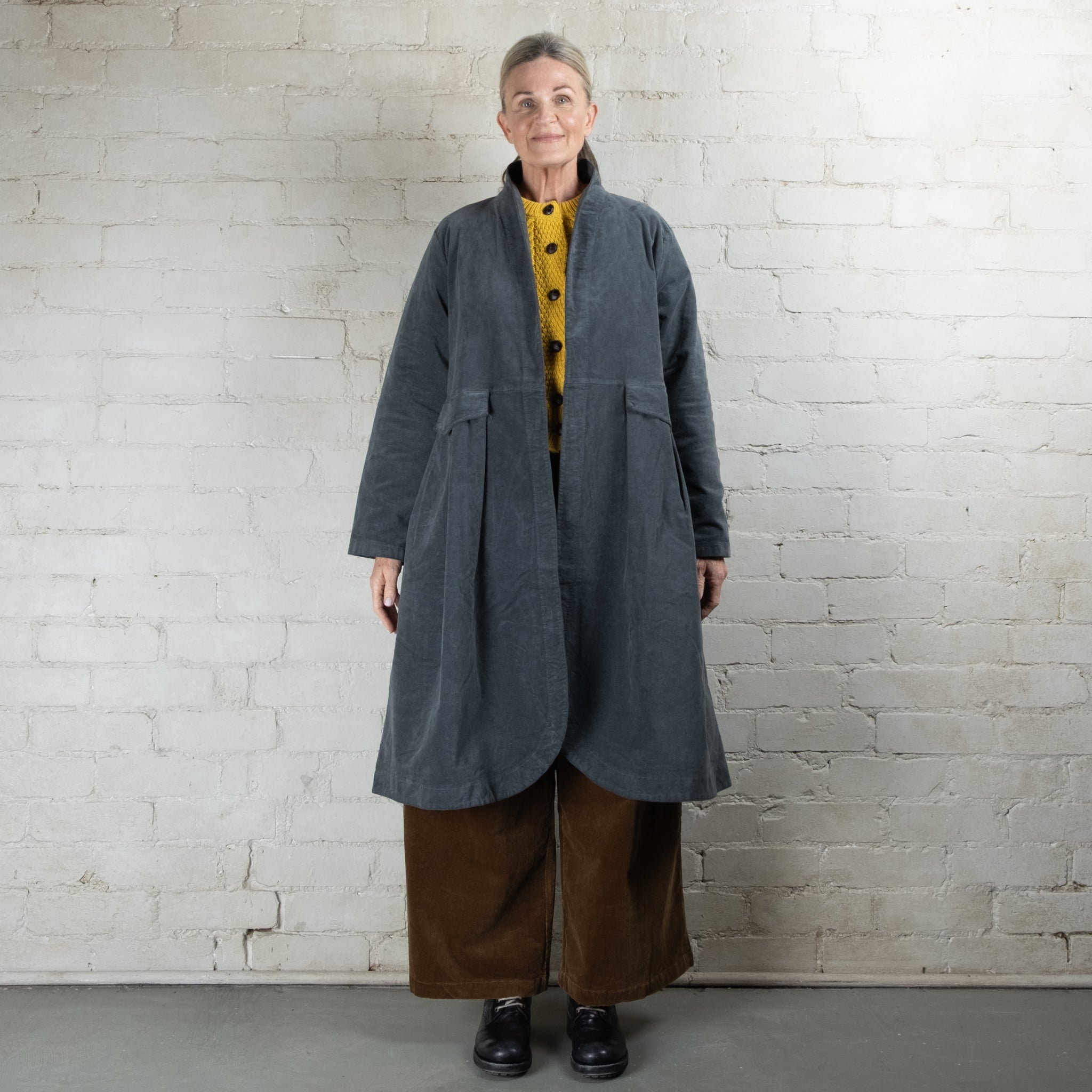 Frederic Pissarro Cotton Velvet Coat