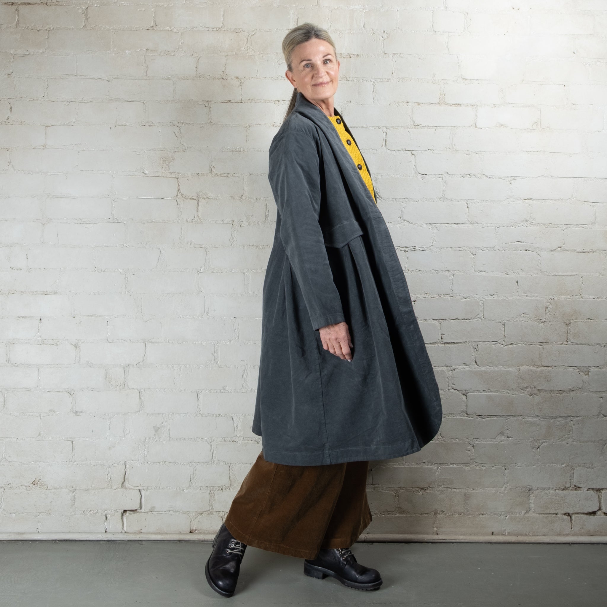 Frederic Pissarro Cotton Velvet Coat