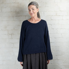 Elsa Esturgie Oubli Organic Cotton Lined Wool Sweater