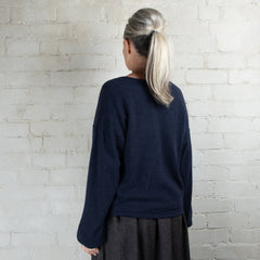 Elsa Esturgie Oubli Organic Cotton Lined Wool Sweater