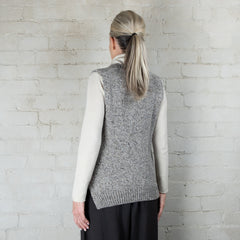 Fisherman Out of Ireland Donegal Knit V-Neck Vest