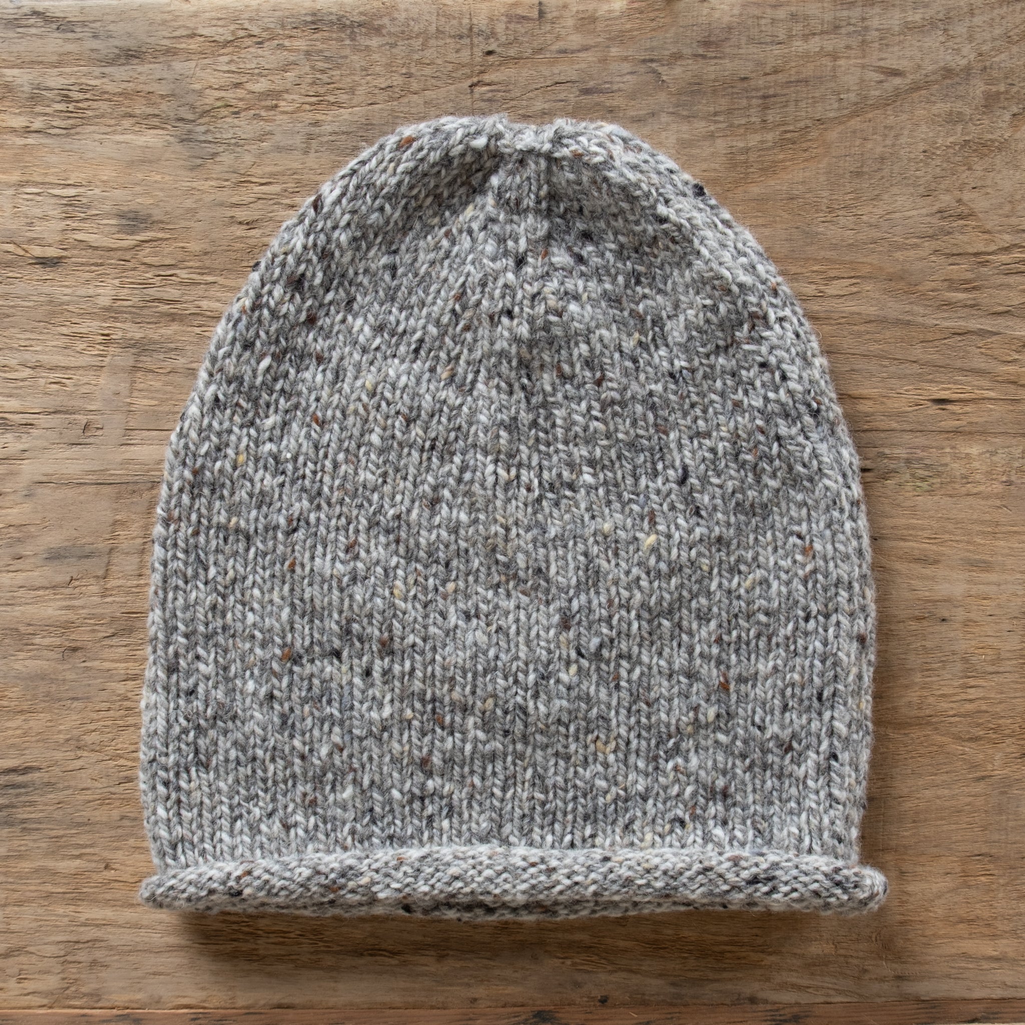 Fisherman Out Of Ireland Donegal Yarn Roll Edge Beanie