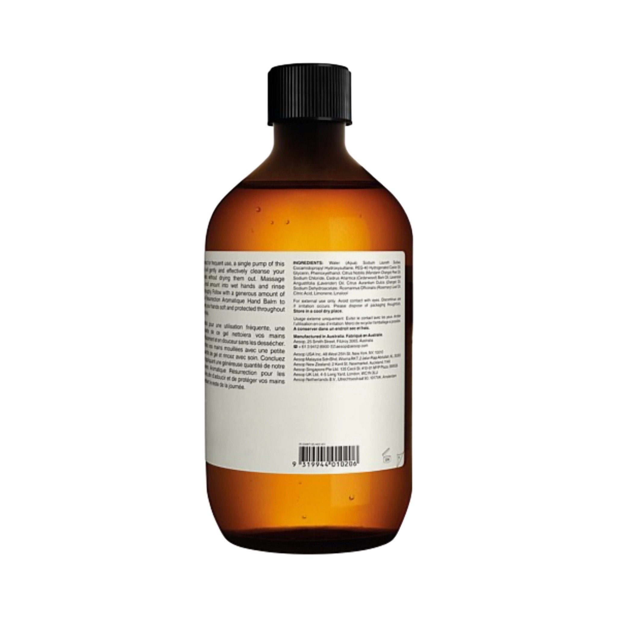 Aesop Resurrection Aromatique Hand Wash With Screw Cap 500ml