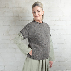 Fisherman Out of Ireland Donegal Knit T-Shirt with Pocket