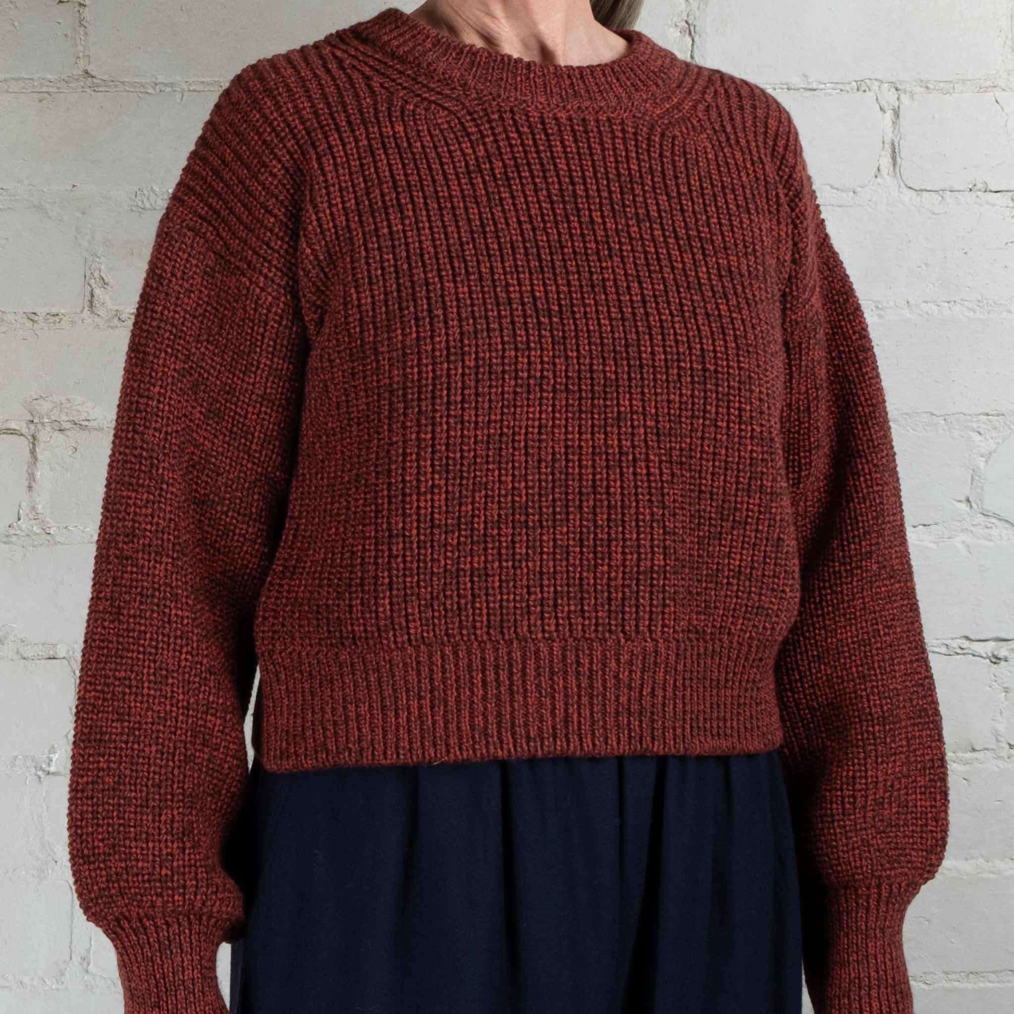 Merino Wool Nuada Crew Neck Sweater
