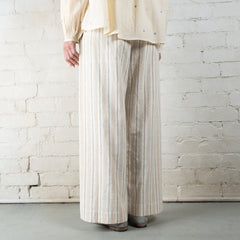Rubia & Neel Fonda Long Desert Stripe Cotton Pants