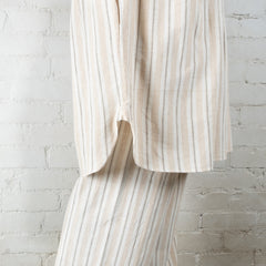 Rubia & Neel Fonda Long Desert Stripe Cotton Pants