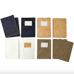 Handmade Cotton Rag Paper Notebook 15cmx21cm