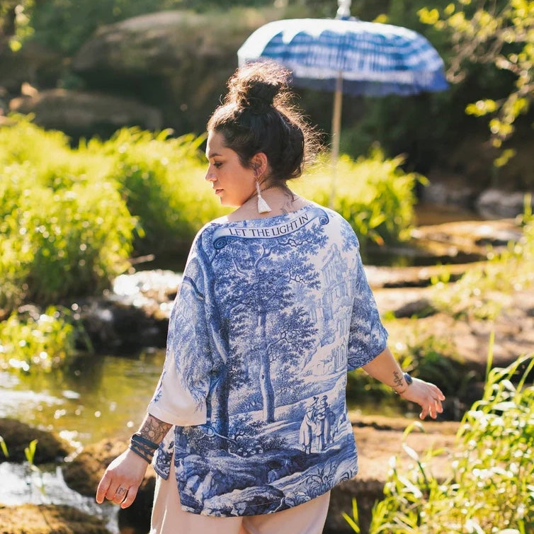 Market of Stars Let The Light In Luxe Tunic Top