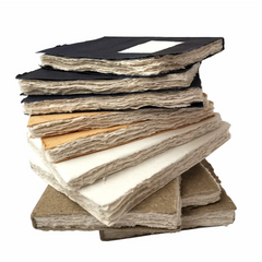 Handmade Cotton Rag Paper Notebook 15cmx21cm