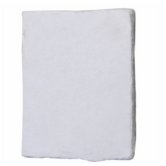 Handmade White Cotton Rag Paper Notebook 18cmx24cm