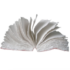 Handmade Cotton Rag Paper Notebook 12cmx18cm