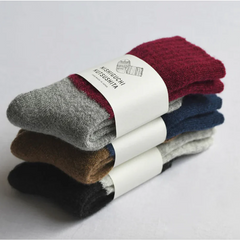 Nishiguchi Kutsushita Oslo Mohair Wool Pile Sock