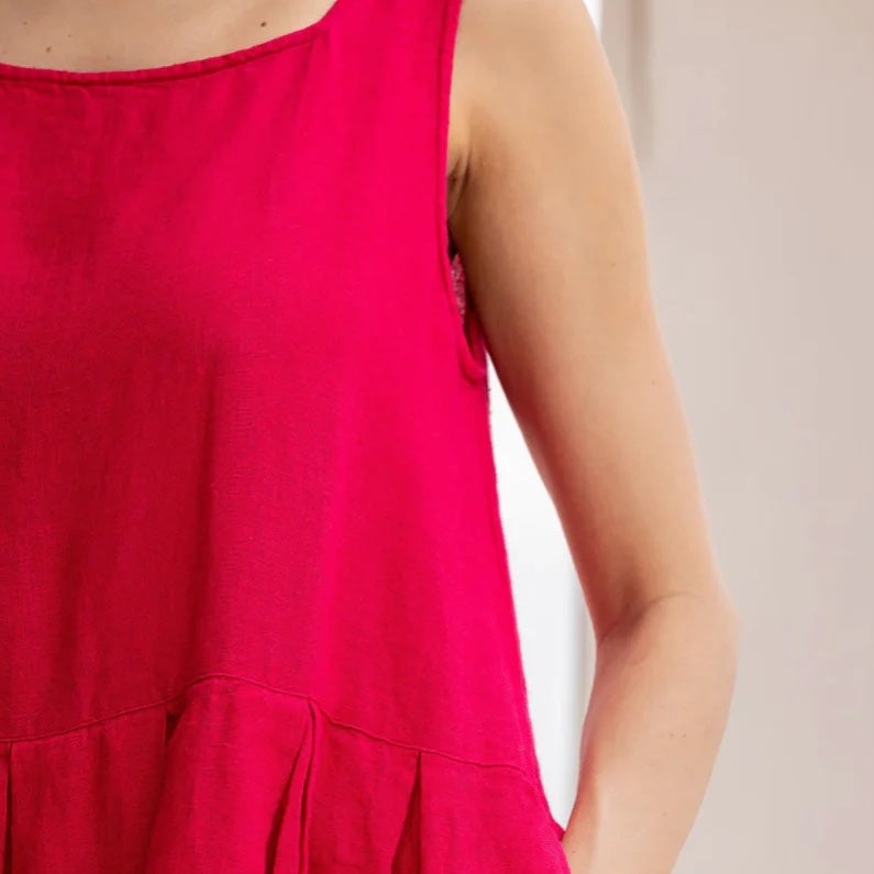 Meg By Design Binti Linen Sleeveless Dress