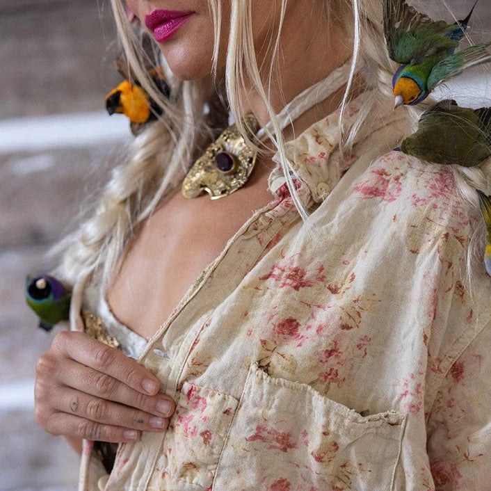 Magnolia Pearl Raya Floral Print Shirt