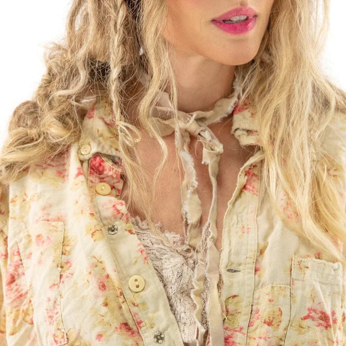 Magnolia Pearl Raya Floral Print Shirt