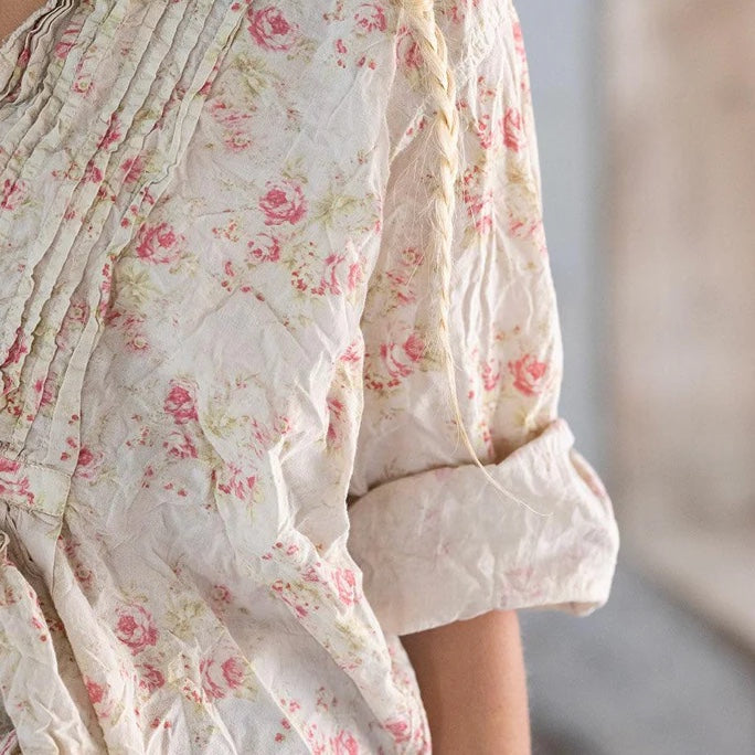 Magnolia Pearl Cordelia Cotton Floral Night Shirt
