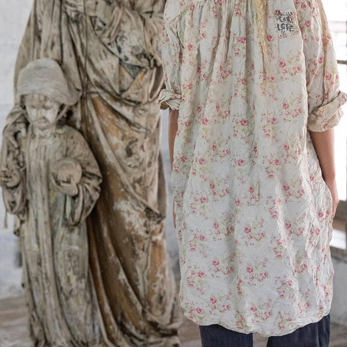 Magnolia Pearl Cordelia Cotton Floral Night Shirt