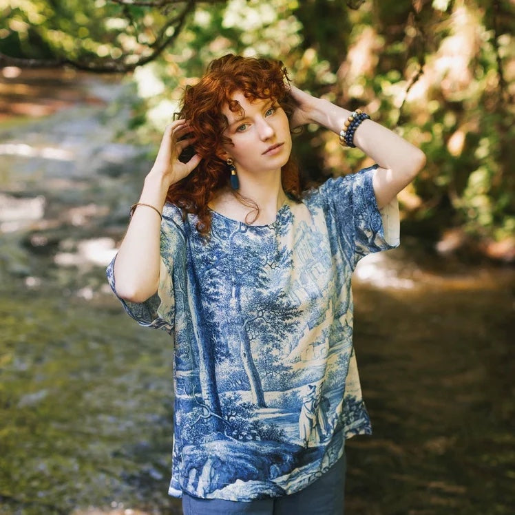 Market of Stars Let The Light In Luxe Tunic Top