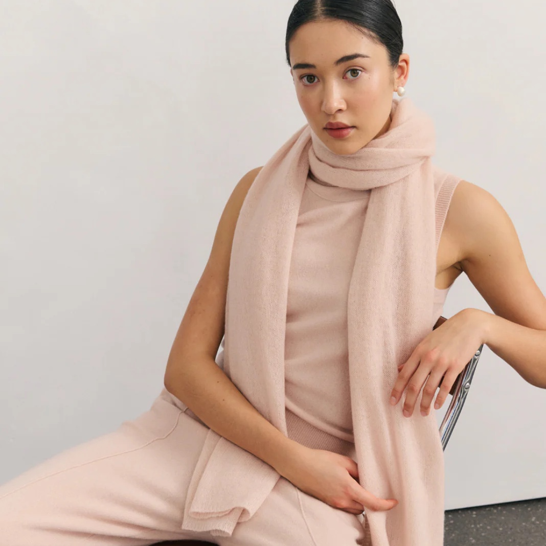 Cashmerism Shawl Scarf in One