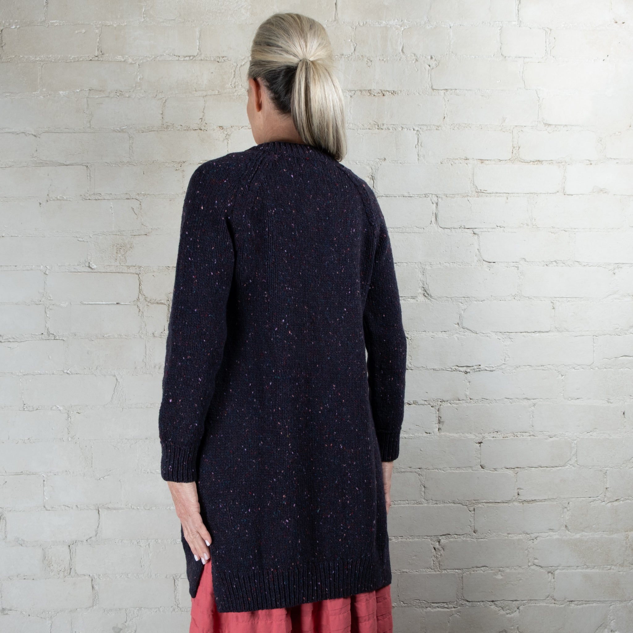 Fisherman Out Of Ireland Donegal Knit Cardi Coat