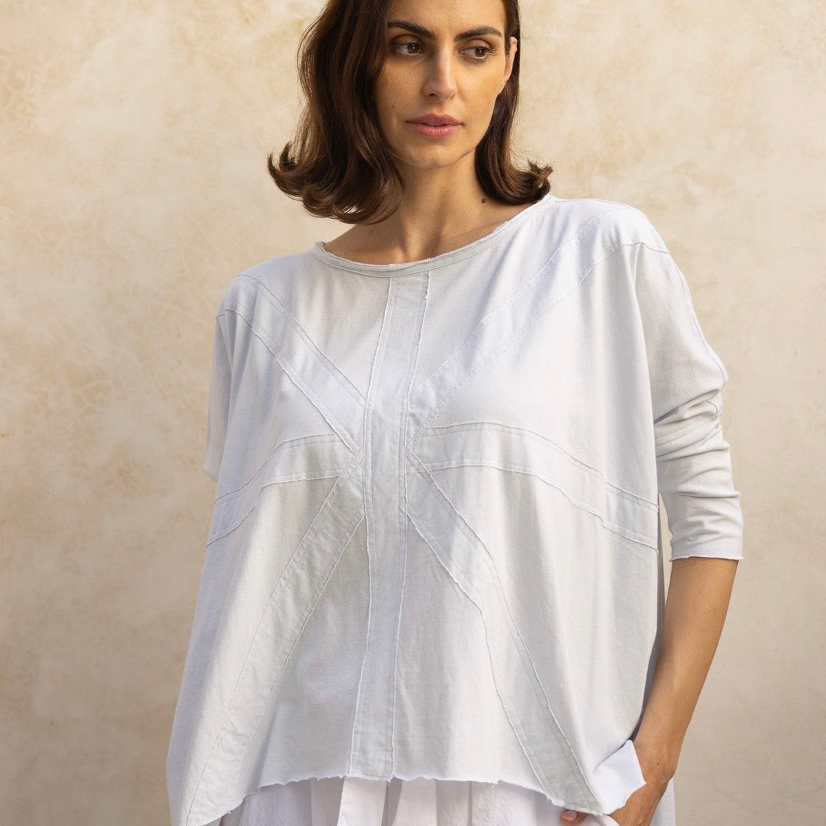 Meg By Design Cotton Long Sleeved Union Tee