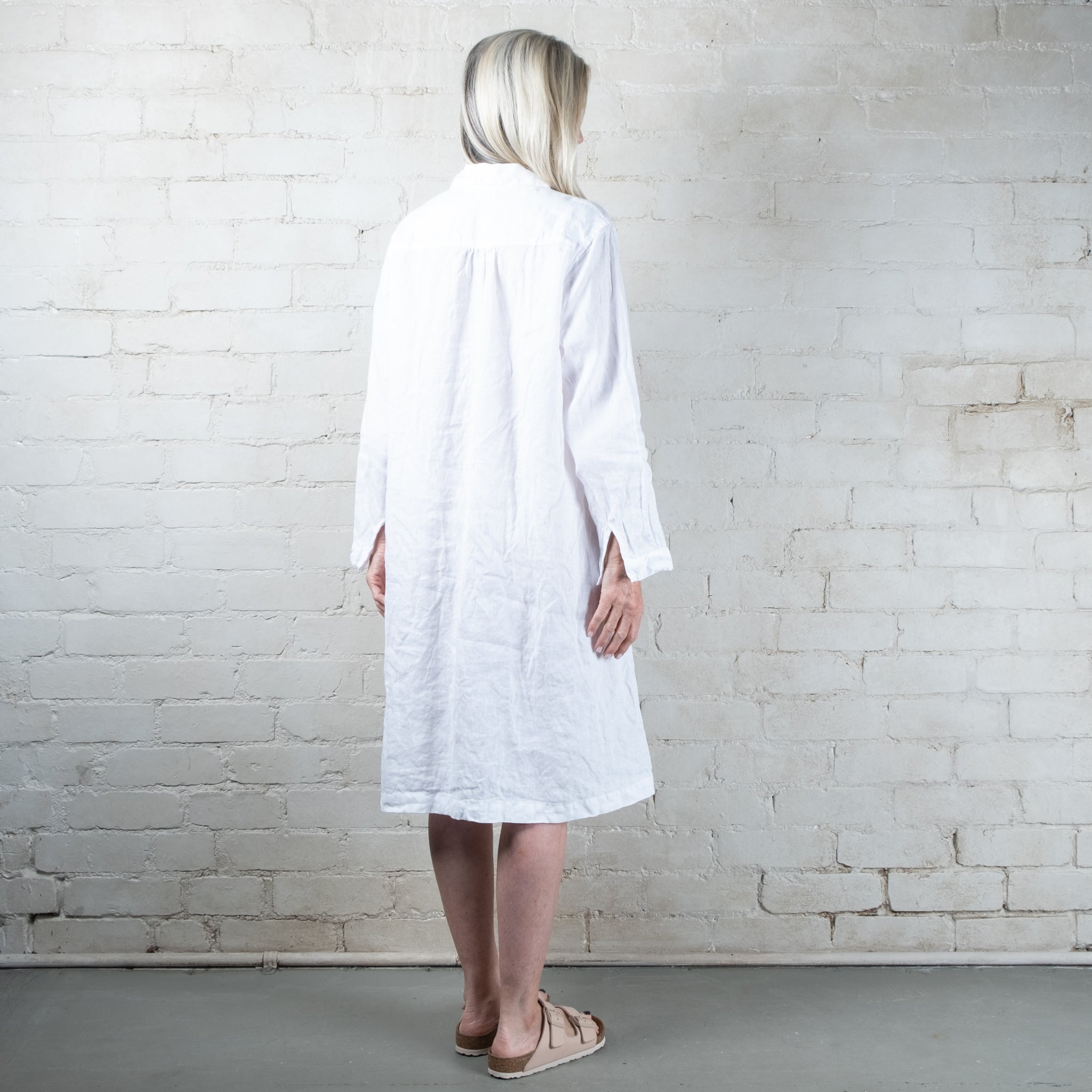 Bianca Linen Shirt Dress