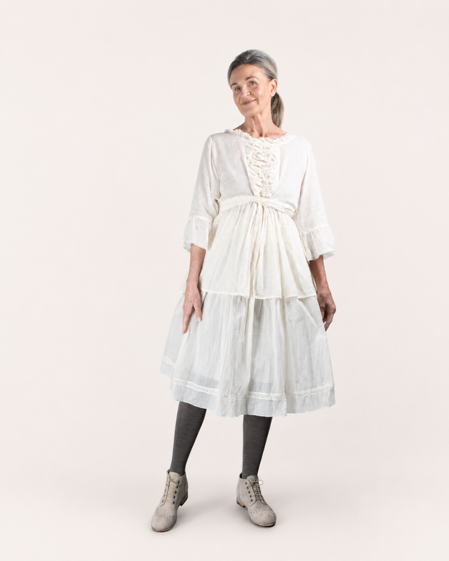 Les Ours Lou Cotton Organdy Skirt