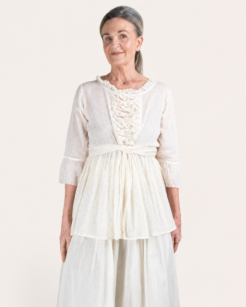 Les Ours Naoki Blush Petit Pois Tunic