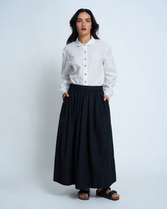 Violetta Margot Cotton Poplin Skirt
