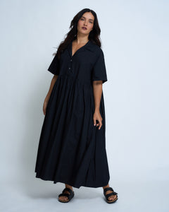 Violetta Claire Cotton Poplin Dress
