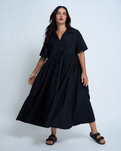 Violetta Claire Cotton Poplin Dress