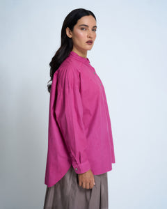 Violetta Hemingway Cotton Poplin Shirt