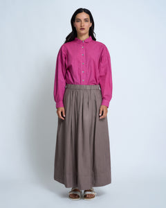 Violetta Margot Cotton Poplin Skirt