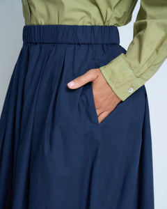 Violetta Margot Cotton Poplin Skirt