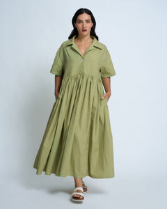 Violetta Claire Cotton Poplin Dress