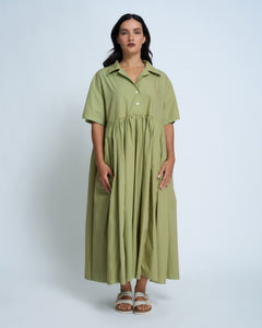 Violetta Claire Cotton Poplin Dress