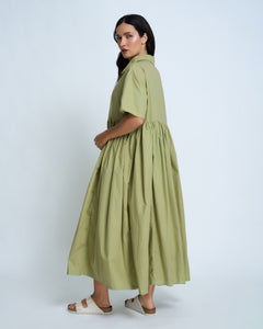 Violetta Claire Cotton Poplin Dress