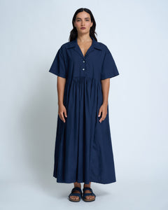 Violetta Claire Cotton Poplin Dress