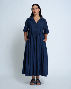Violetta Claire Cotton Poplin Dress